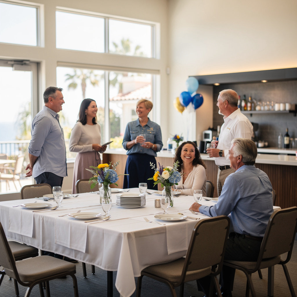 Fraternal Order of Eagles #442 event hall in Santa Barbara, a versatile venue for private parties and community gatherings